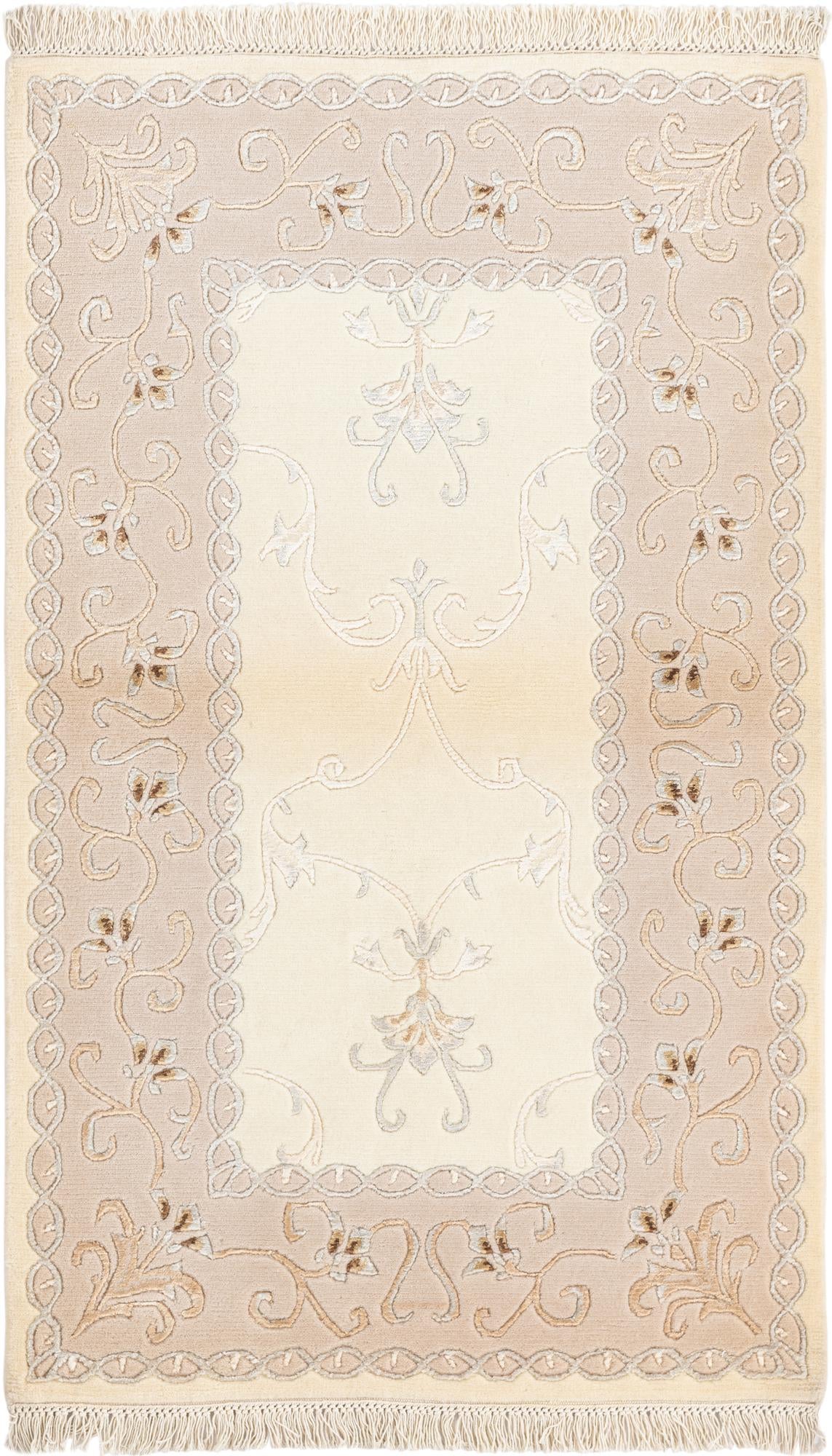 2' 11 x 4' 11 Hand Knotted Darya Wool Rug