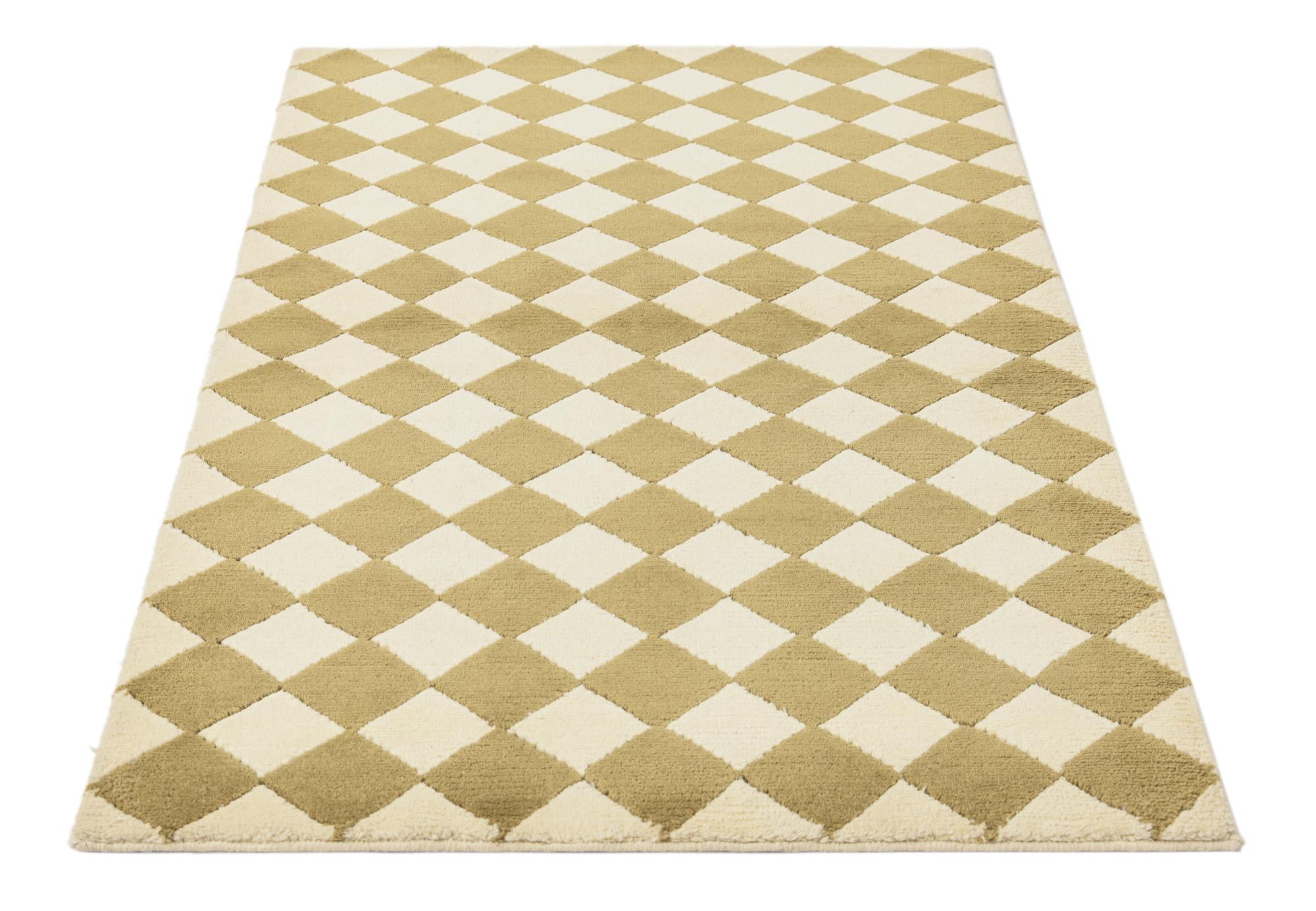 3' x 4' 10 Hand Knotted Darya Wool Rug