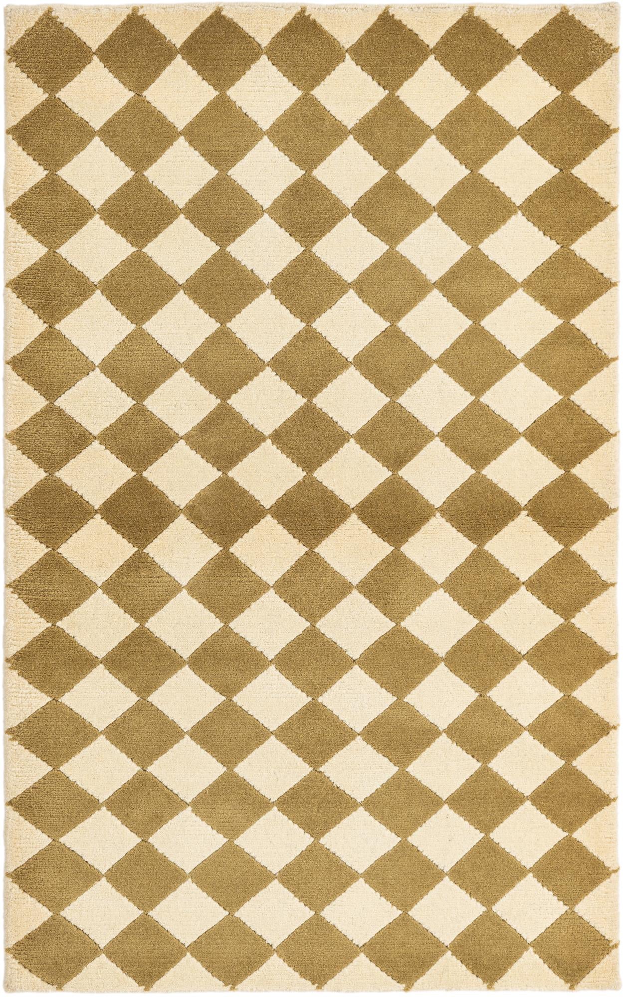 3' x 4' 10 Hand Knotted Darya Wool Rug