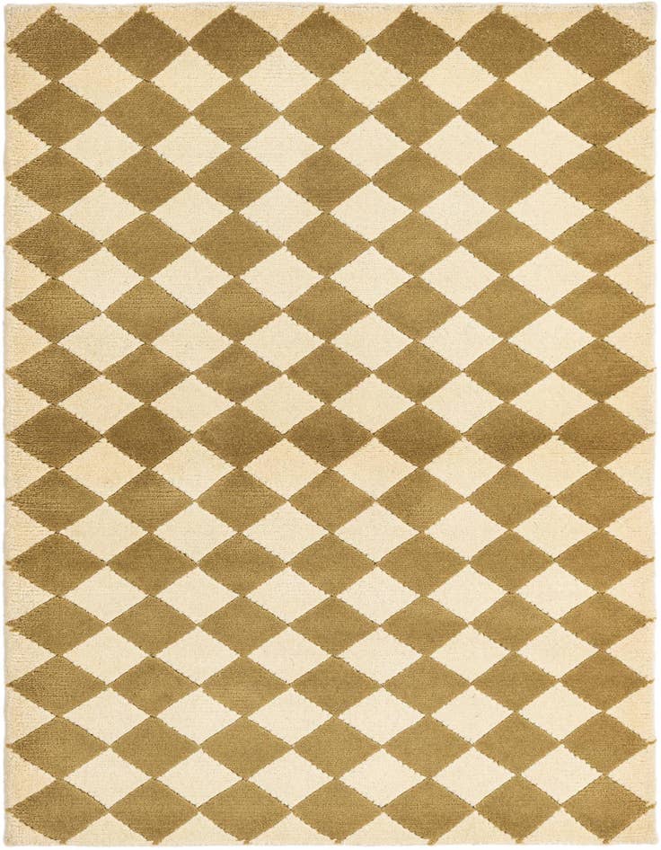 Detail image of 3' x 4' 10 Hand Knotted Darya Wool Rug