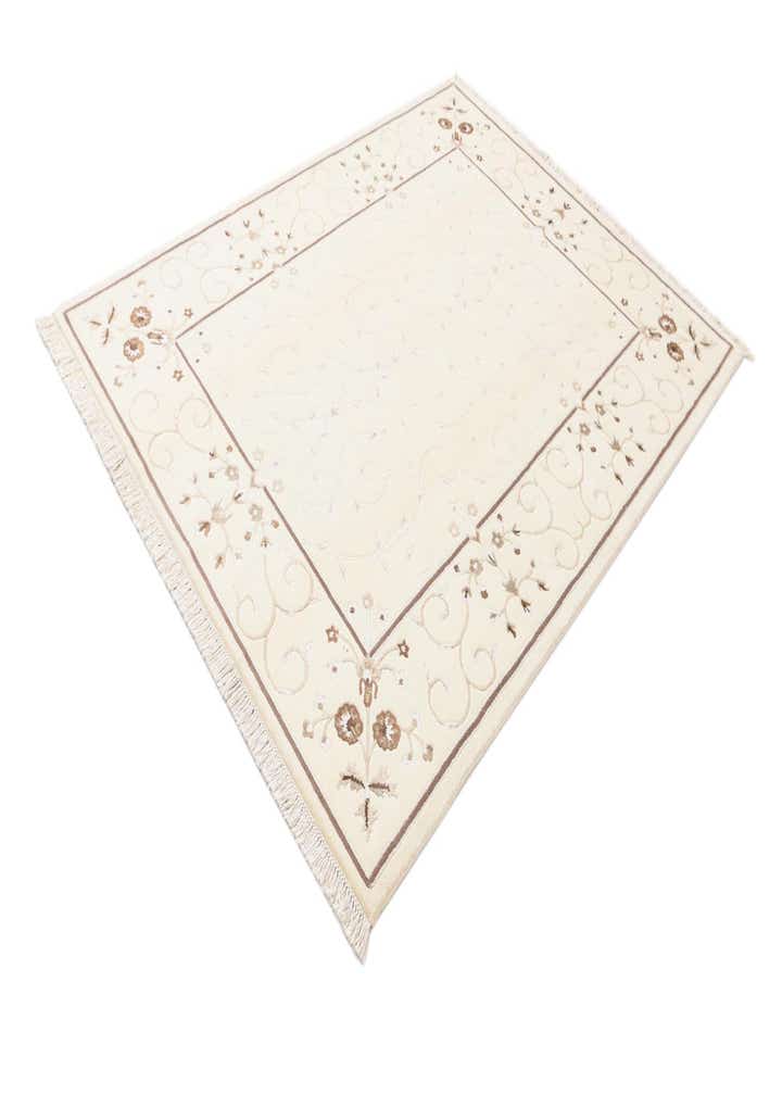 5' 7 x 7' 10 Hand Knotted Darya Wool Rug