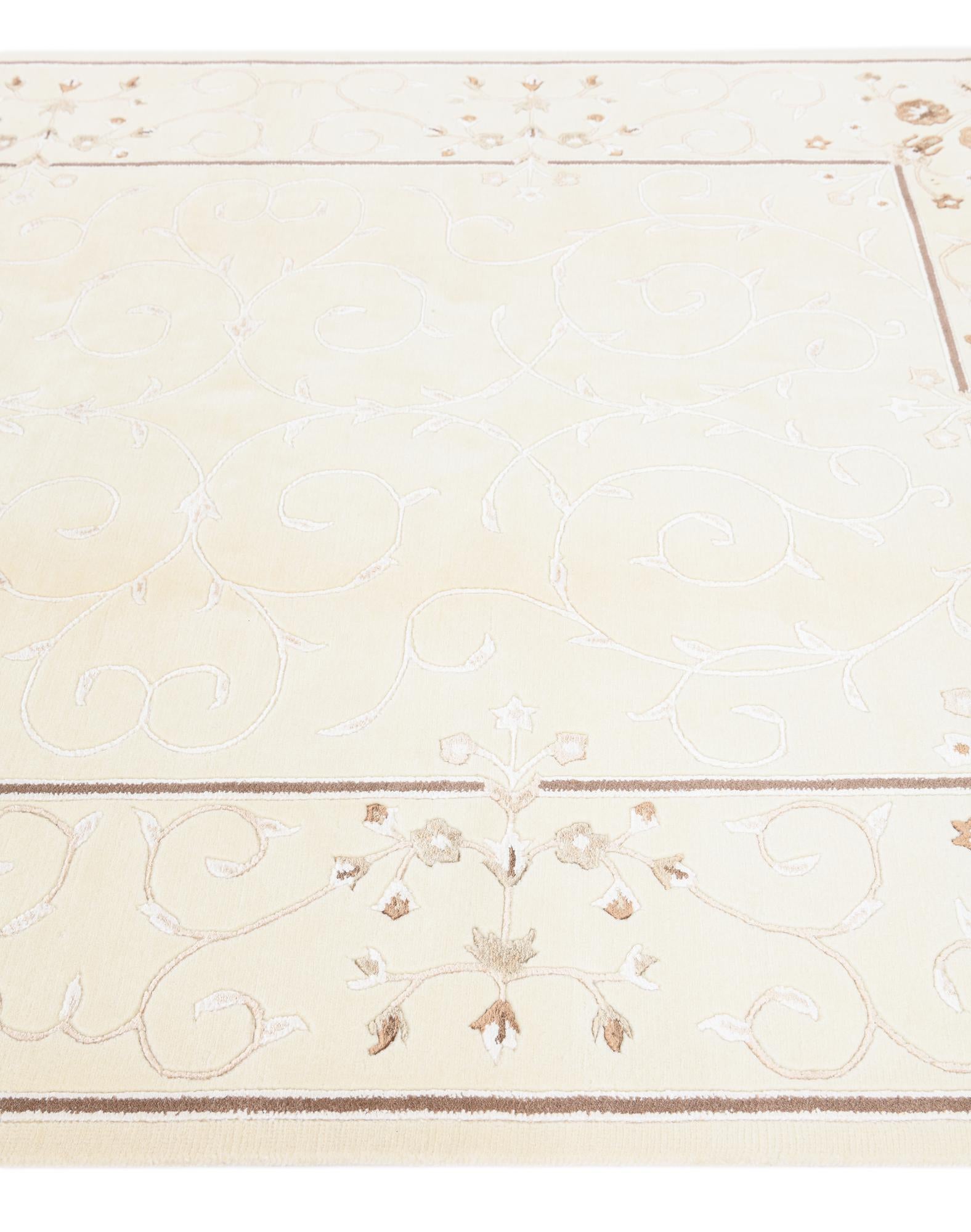 5' 7 x 7' 10 Hand Knotted Darya Wool Rug