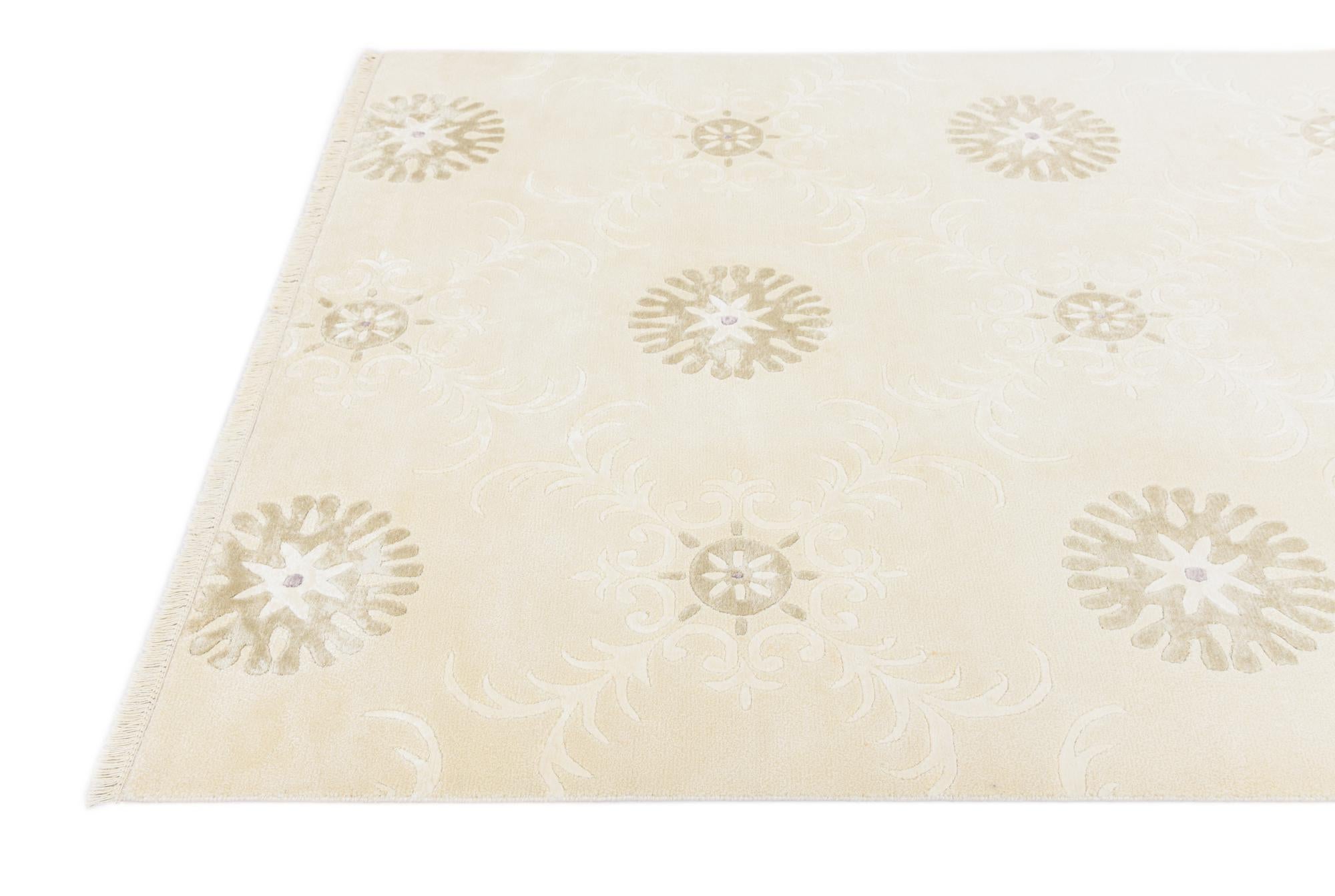5' 6 x 8' 2 Hand Knotted Darya Wool Rug