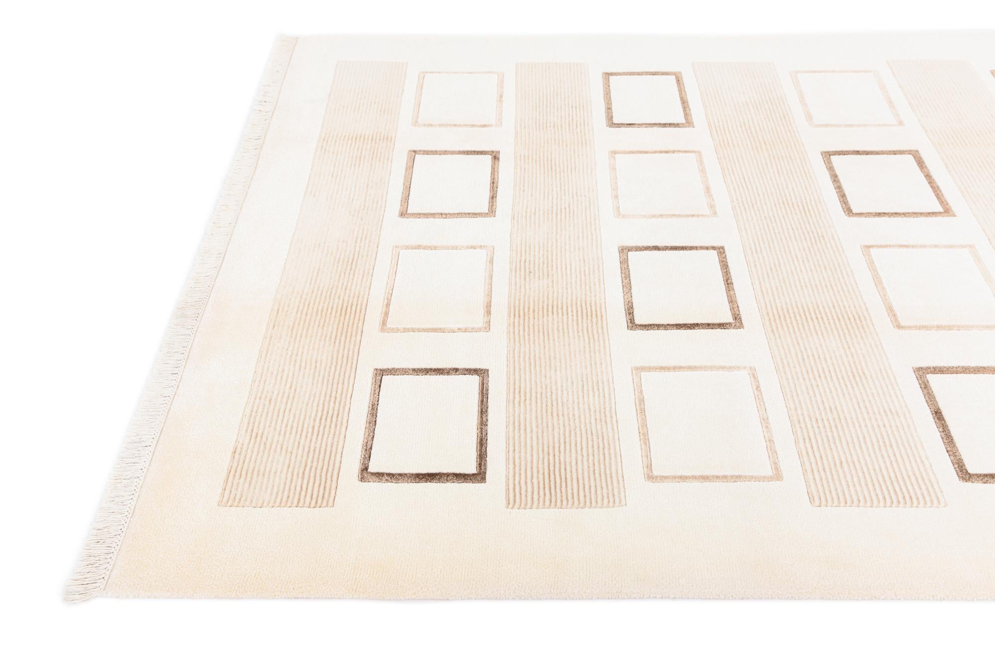 5' 8 x 8' 2 Hand Knotted Darya Wool Rug
