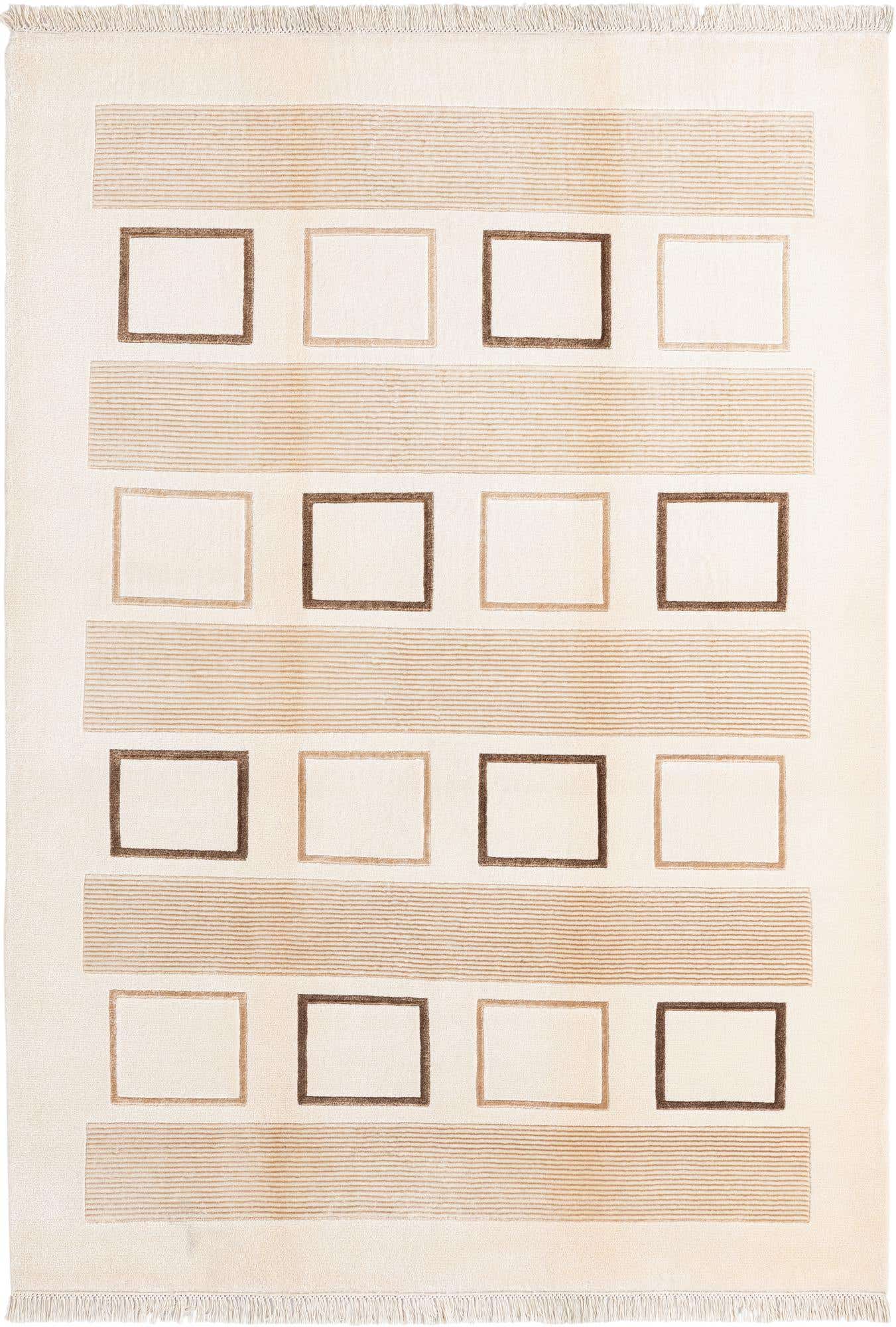 5' 8 x 8' 2 Hand Knotted Darya Wool Rug