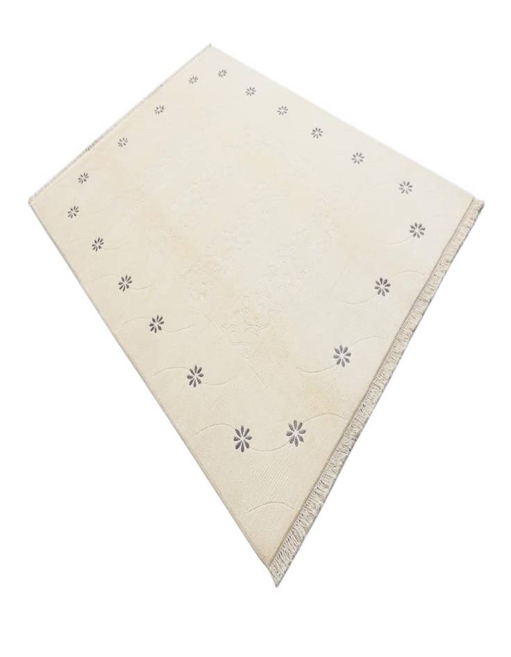 Detail image of 5' 9 x 8'  Hand Knotted Darya Wool Rug