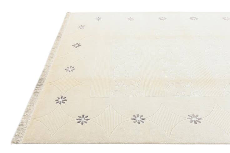 Detail image of 5' 9 x 8' Hand Knotted Darya Wool Rug