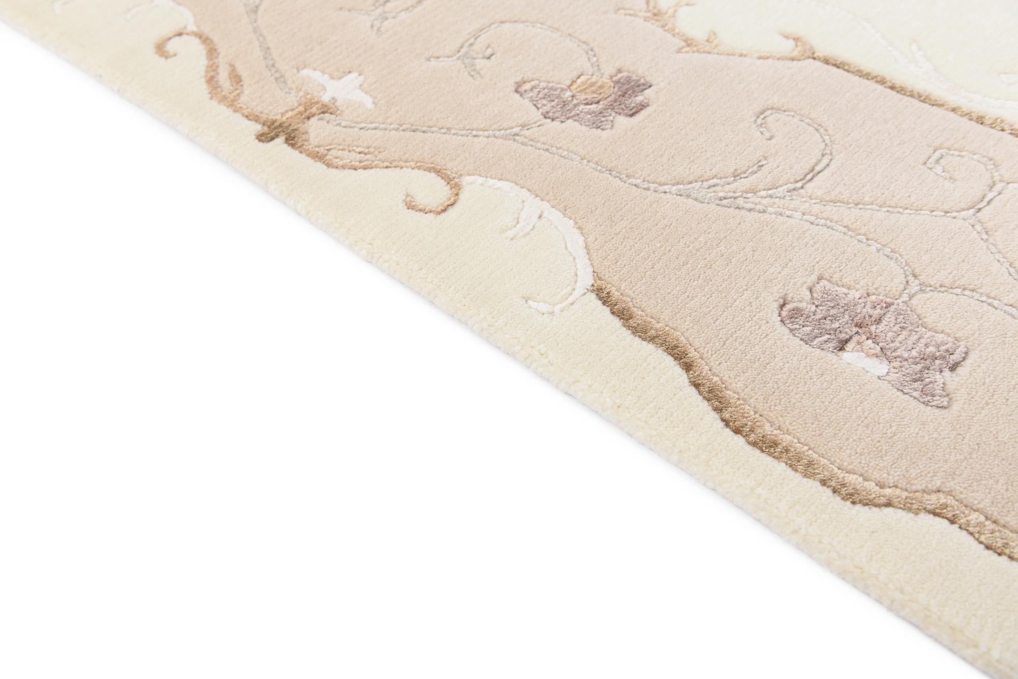 5' 7 x 7' 10 Hand Knotted Darya Wool Rug