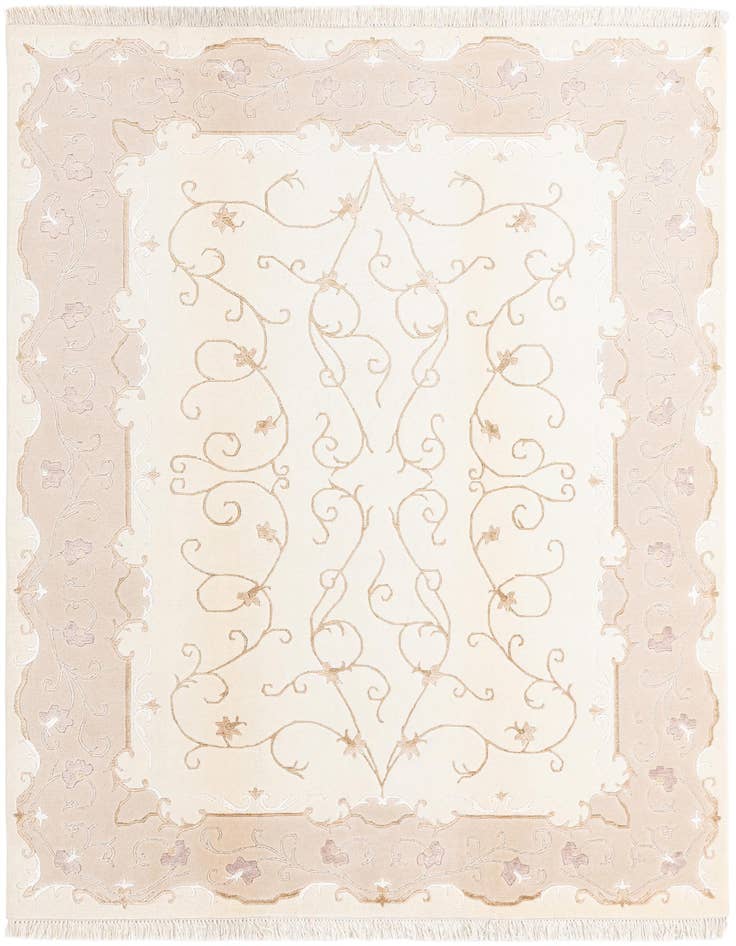Detail image of 5' 7 x 7' 10 Hand Knotted Darya Wool Rug