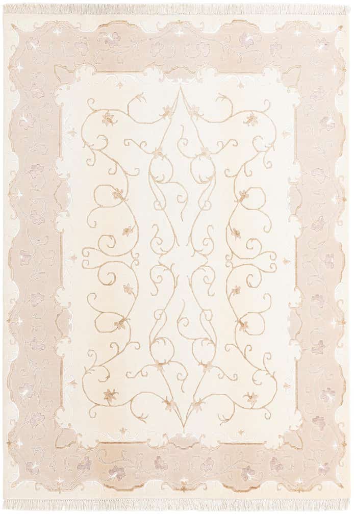 5' 7 x 7' 10 Hand Knotted Darya Wool Rug