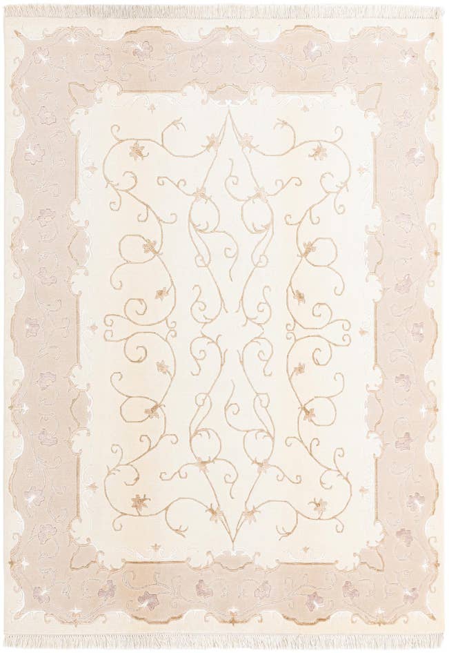 Detail image of 5' 7 x 7' 10 Hand Knotted Darya Wool Rug