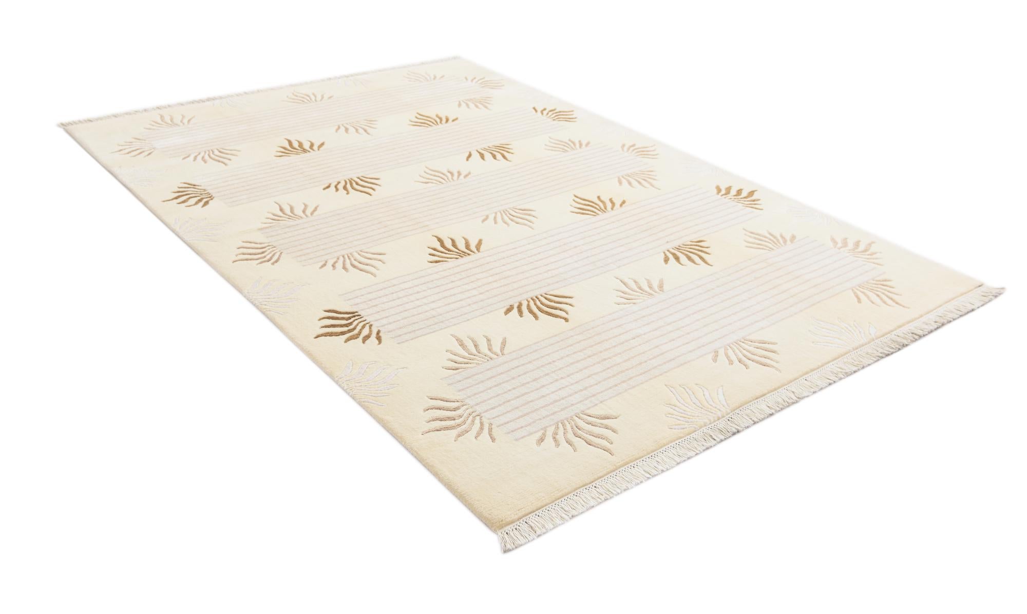 5' 7 x 7' 10 Hand Knotted Darya Wool Rug