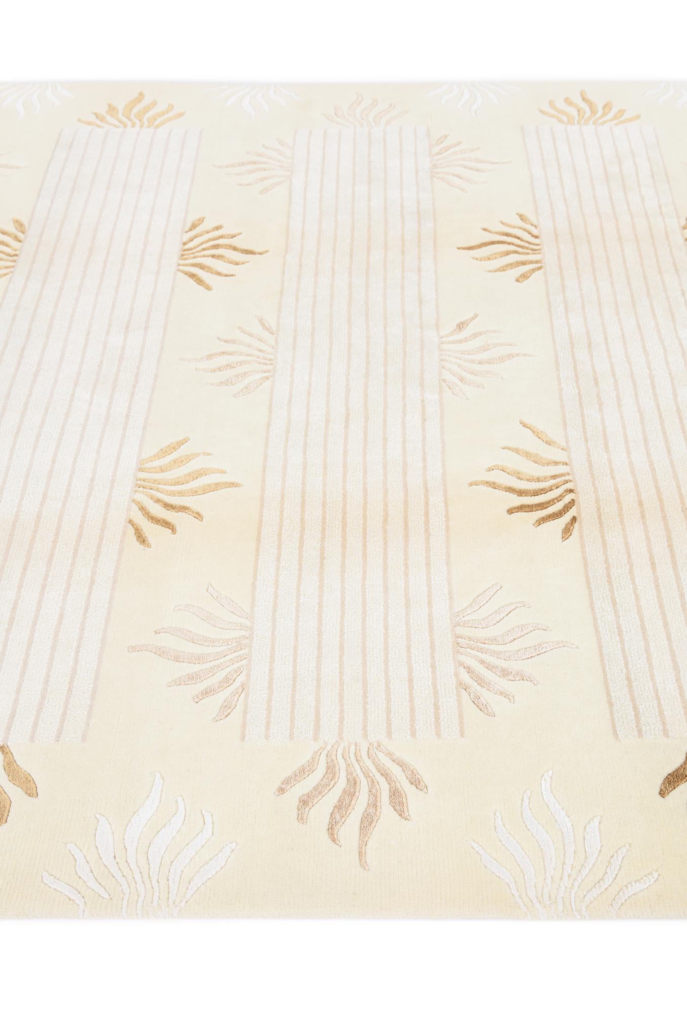 5' 7 x 7' 10 Hand Knotted Darya Wool Rug