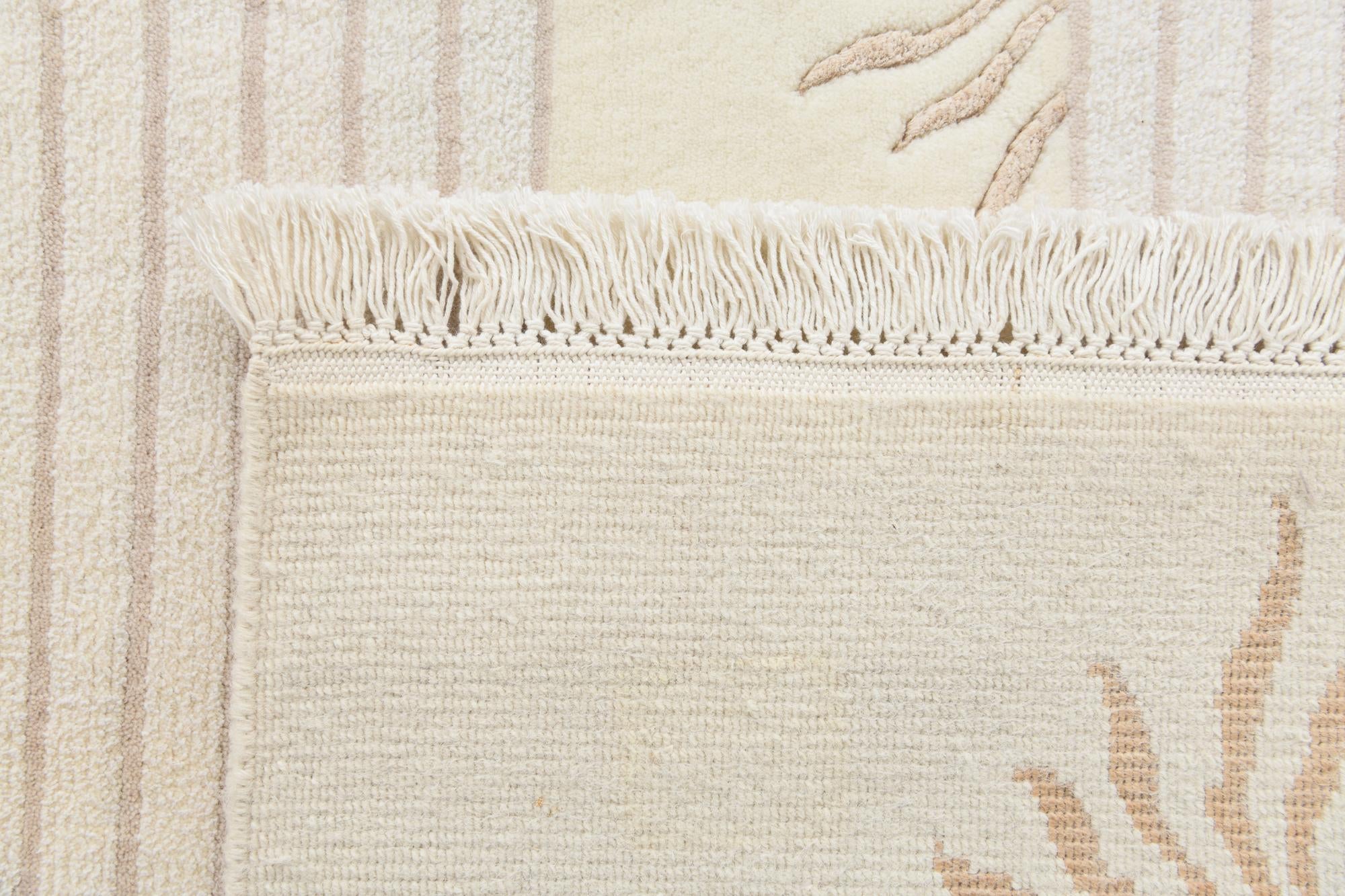 5' 7 x 7' 10 Hand Knotted Darya Wool Rug