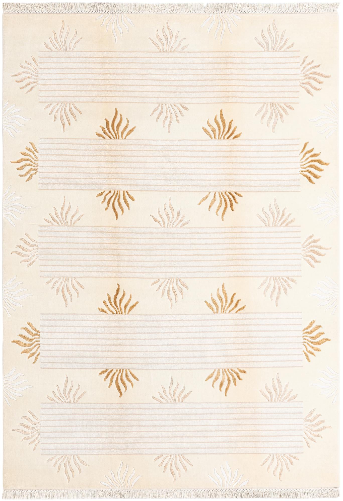 5' 7 x 7' 10 Hand Knotted Darya Wool Rug