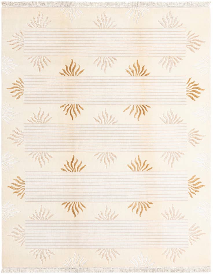Detail image of 5' 7 x 7' 10 Hand Knotted Darya Wool Rug