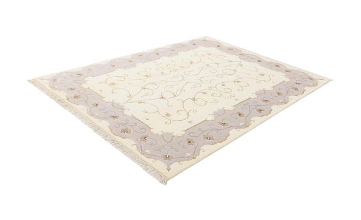 Detail image of 5' 9 x 7' 10 Hand Knotted Darya Wool Rug