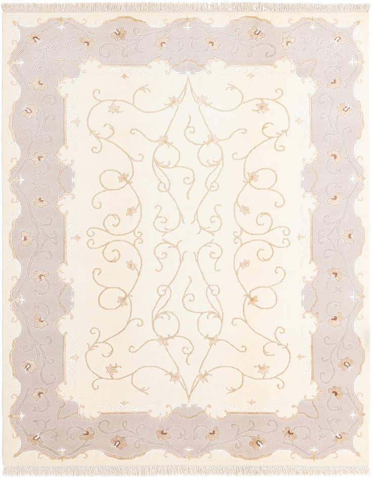 Detail image of 5' 9 x 7' 10 Hand Knotted Darya Wool Rug