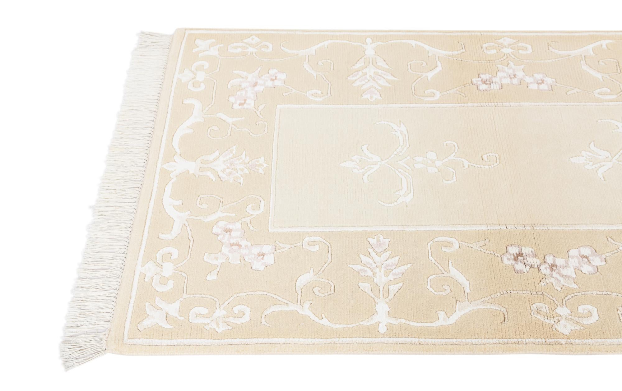 2' 7 x 4' 10 Hand Knotted Darya Wool Rug