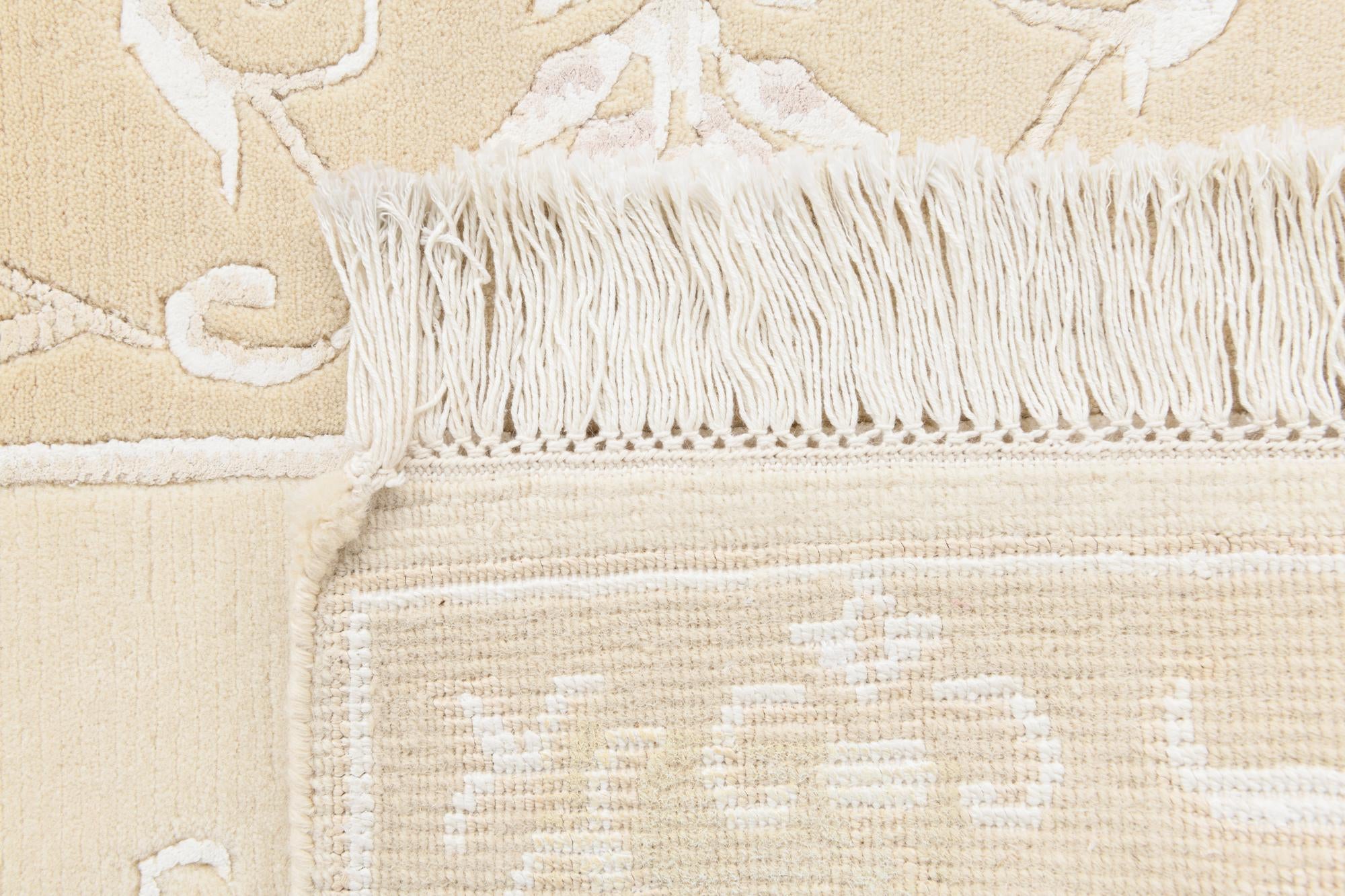 2' 7 x 4' 10 Hand Knotted Darya Wool Rug