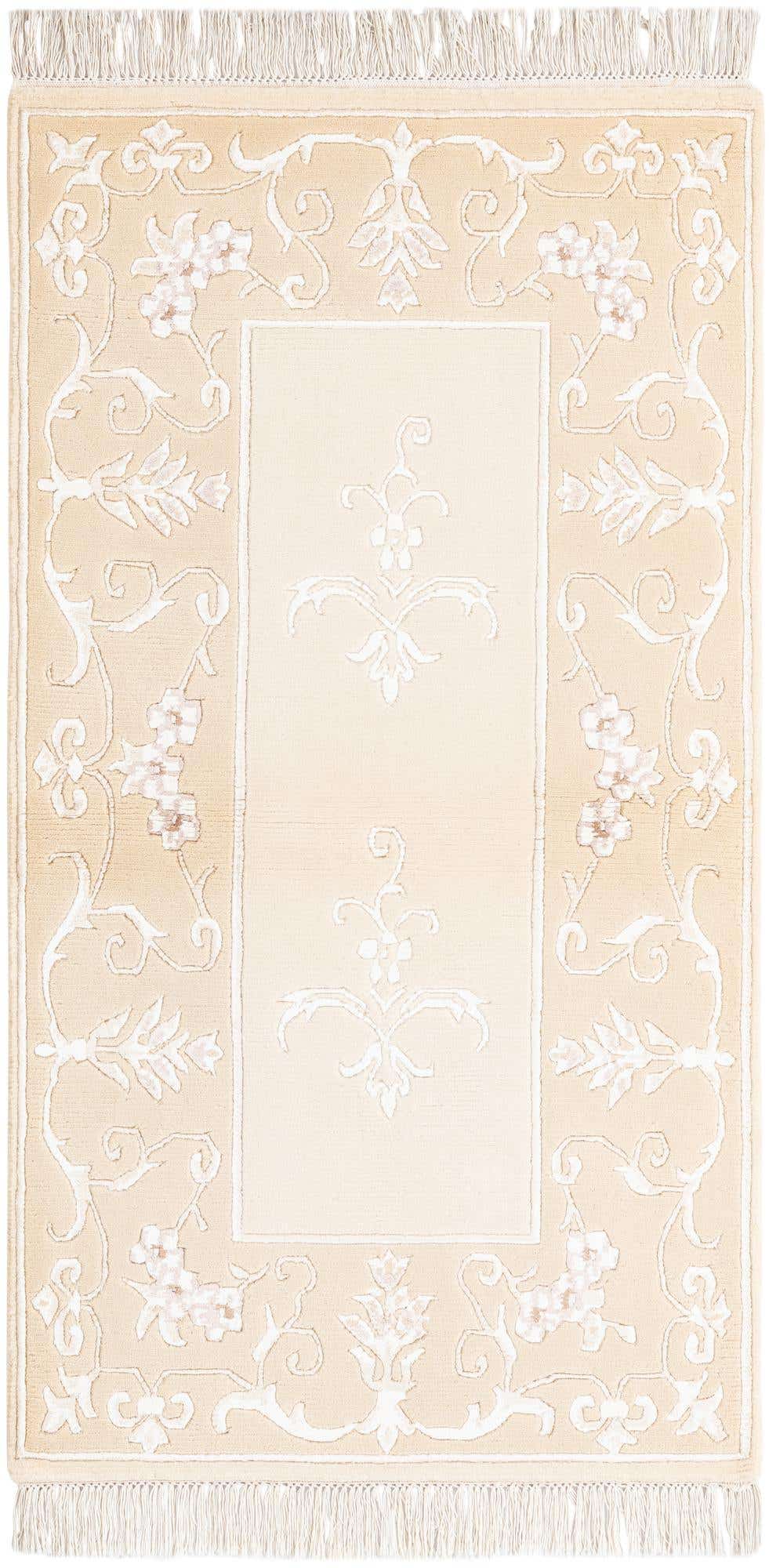 2' 7 x 4' 10 Hand Knotted Darya Wool Rug