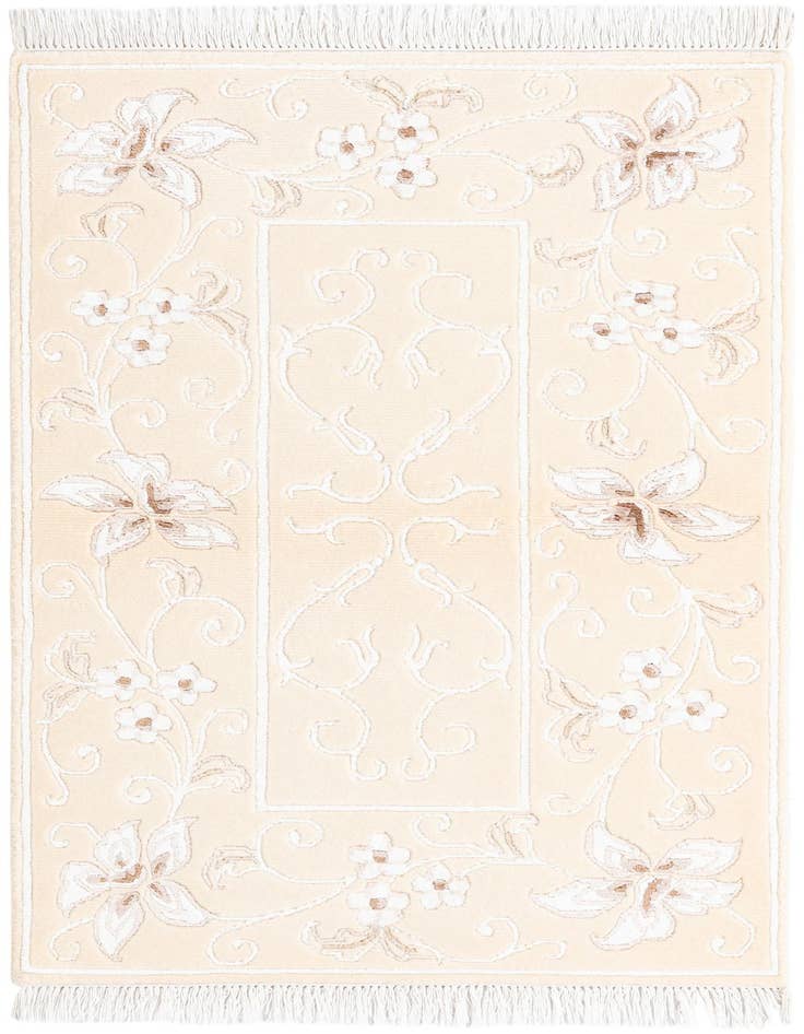 Detail image of 2' 7 x 4' 8 Hand Knotted Darya Wool Rug