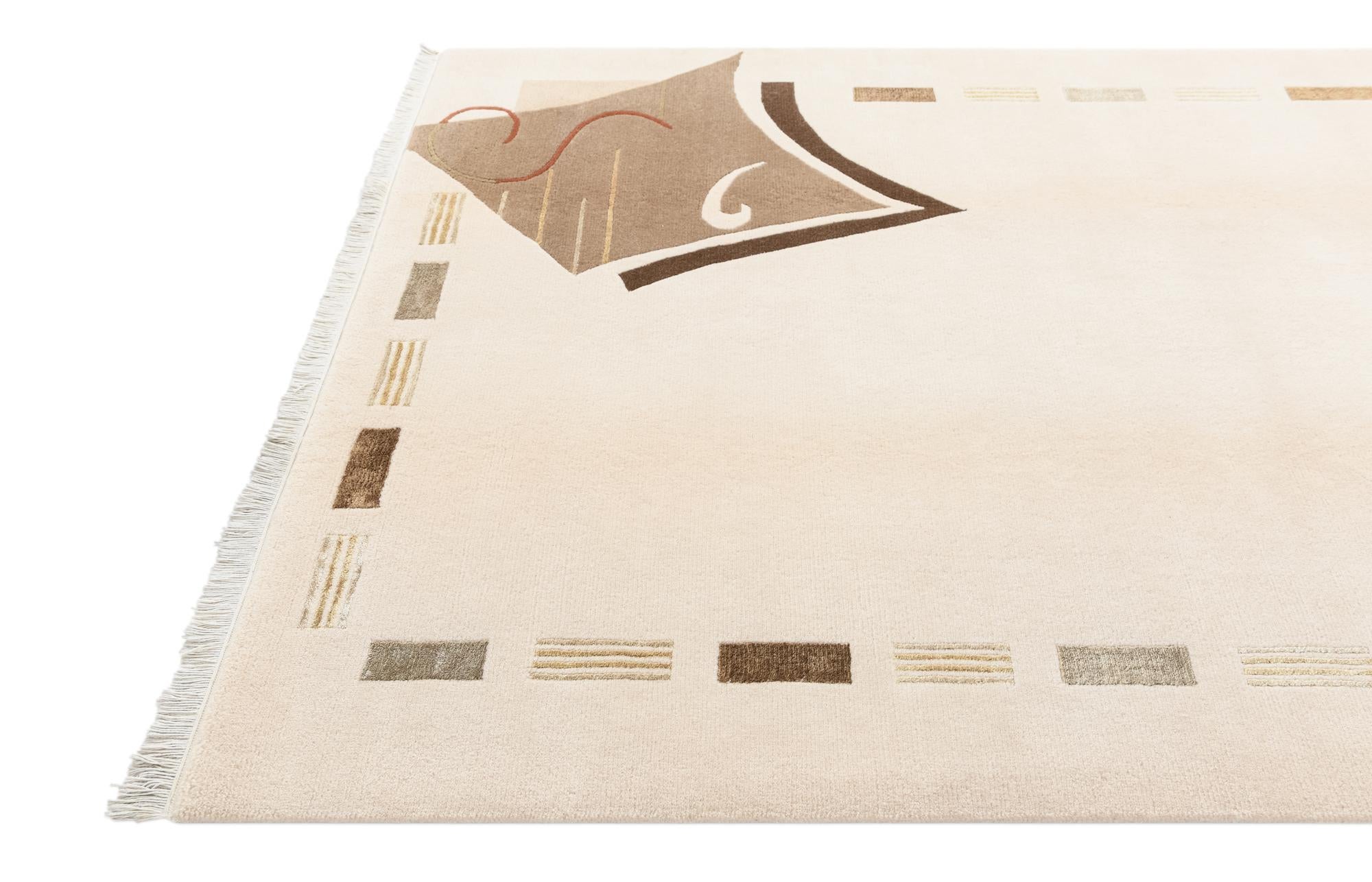 5' 7 x 7' 9 Hand Knotted Darya Wool Rug