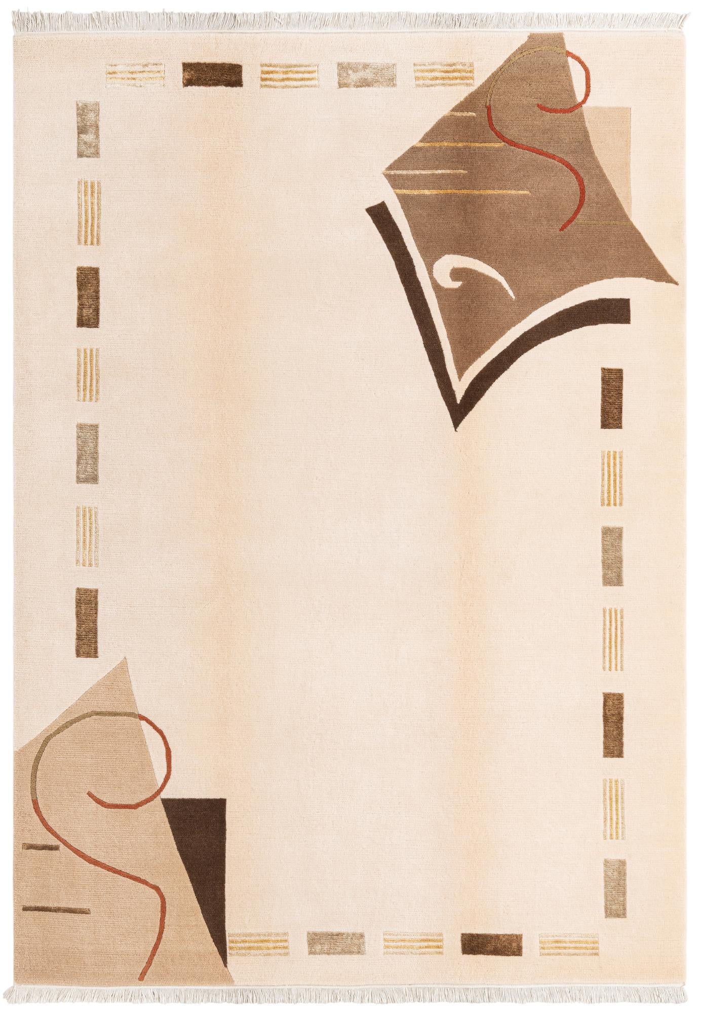 5' 7 x 7' 9 Hand Knotted Darya Wool Rug