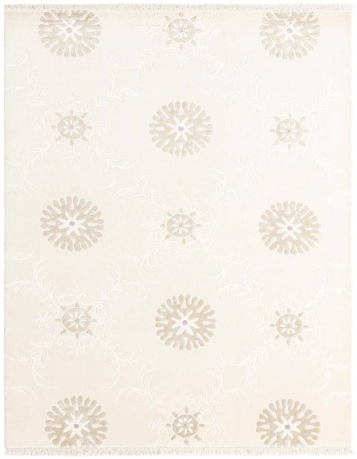 Detail image of 5' 6 x 8' Hand Knotted Darya Wool Rug