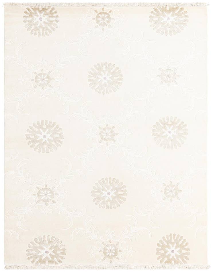 Detail image of 5' 6 x 8' Hand Knotted Darya Wool Rug