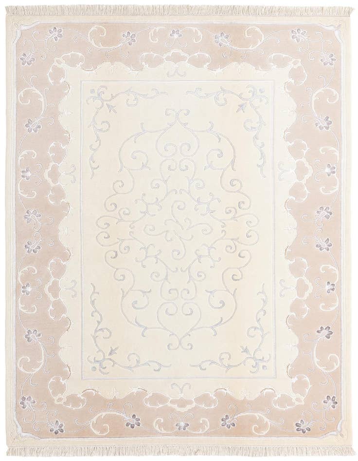Detail image of 5' 7 x 8' 2 Hand Knotted Darya Wool Rug