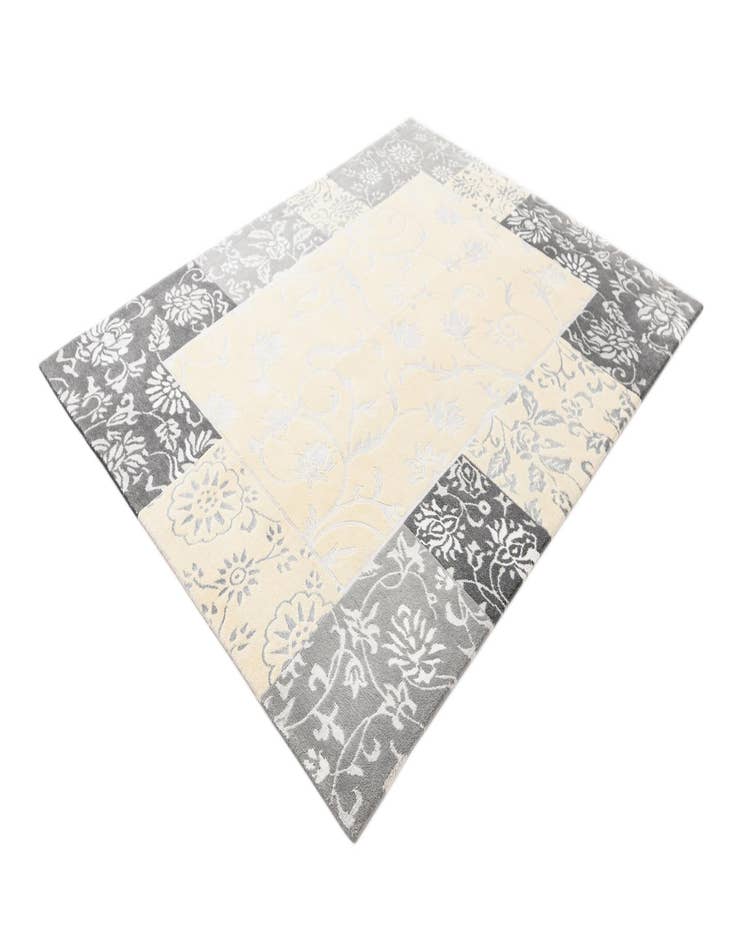 Detail image of 5' 10 x 7' 10  Hand Knotted Darya Wool Rug