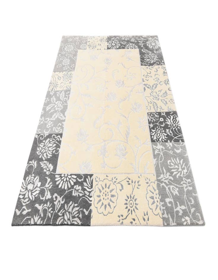 Detail image of 5' 10 x 7' 10  Hand Knotted Darya Wool Rug