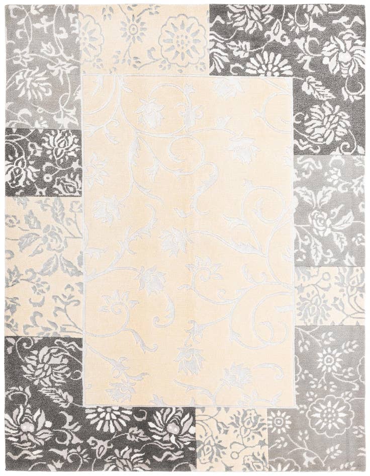 Detail image of 5' 10 x 7' 10 Hand Knotted Darya Wool Rug