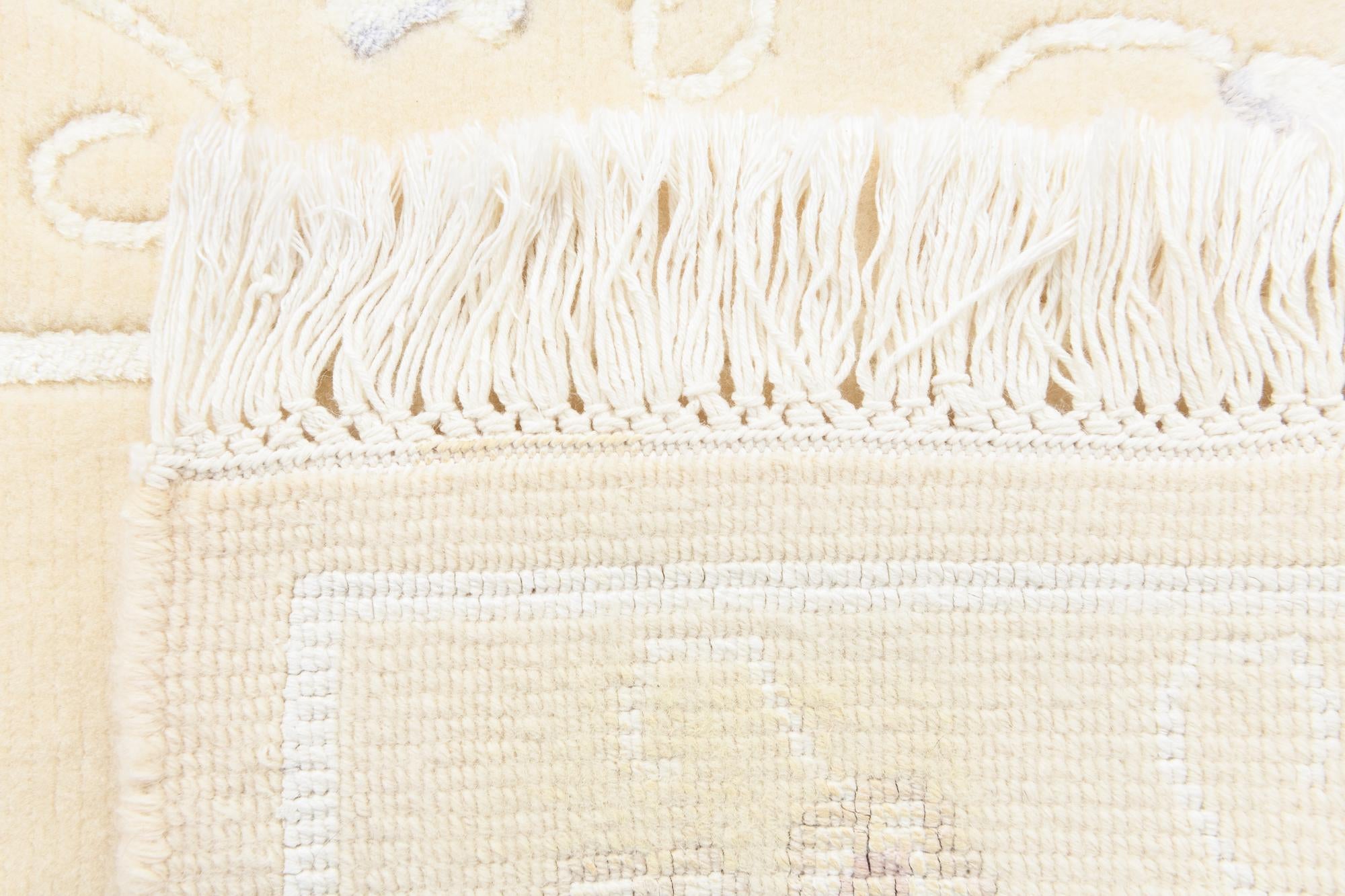 2' 7 x 4' 6 Hand Knotted Darya Wool Rug