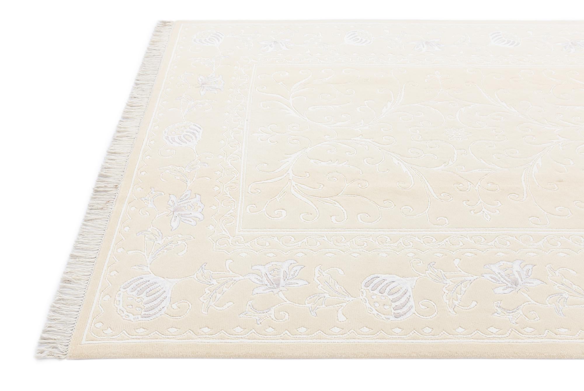 5' 10 x 7' 10 Hand Knotted Darya Wool Rug
