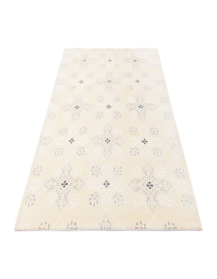 Detail image of 5' 11 x 8'  Hand Knotted Darya Wool Rug