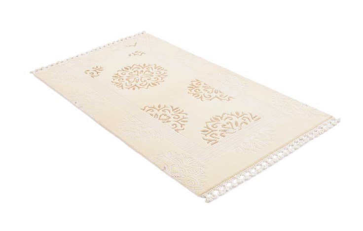 Detail image of 2' 7 x 4' 7 Hand Knotted Darya Wool Rug