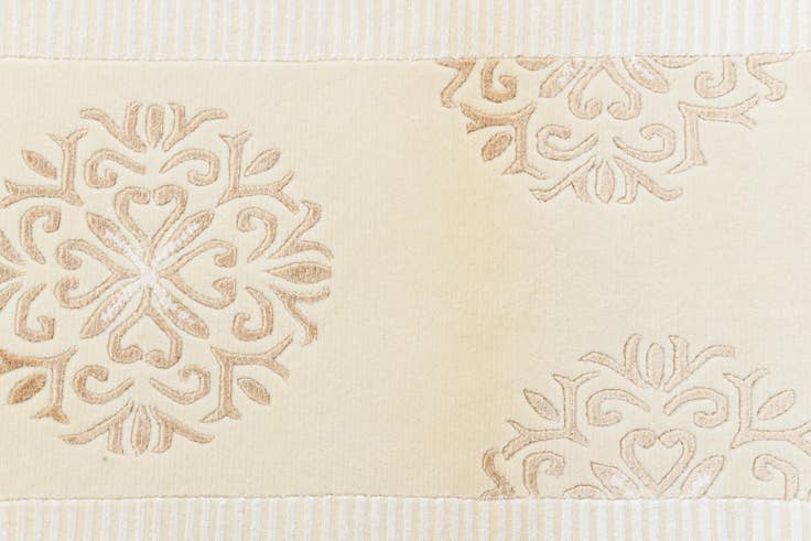 Detail image of 2' 7 x 4' 7 Hand Knotted Darya Wool Rug
