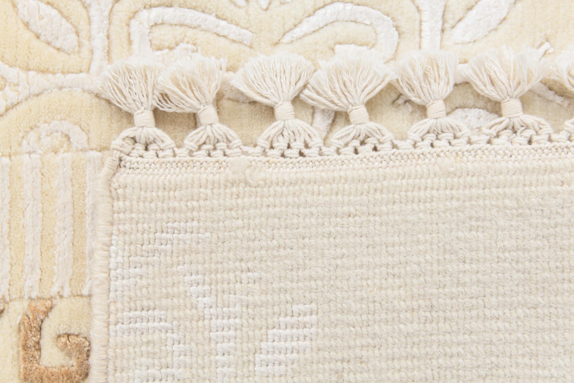 2' 7 x 4' 7 Hand Knotted Darya Wool Rug
