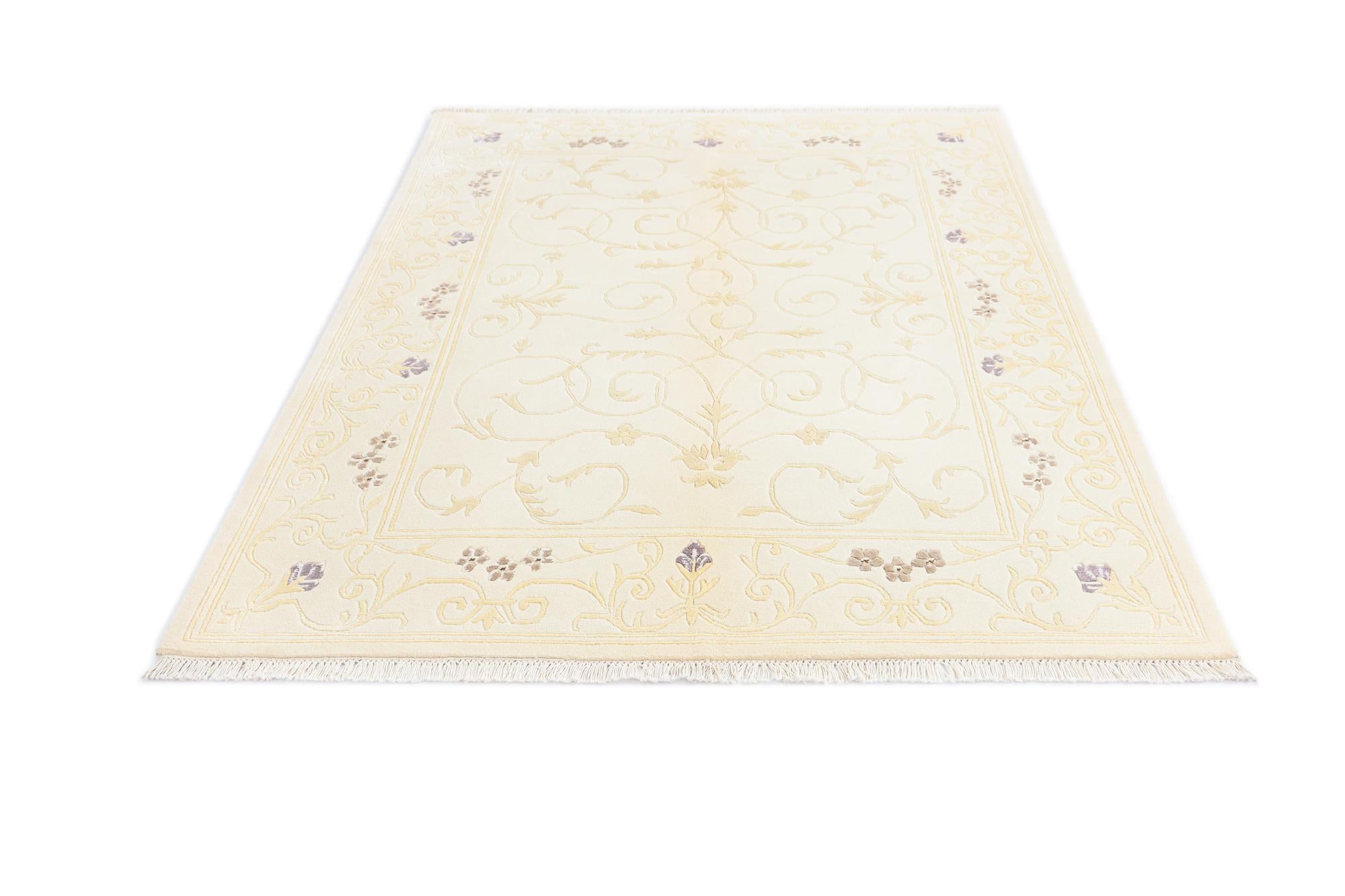 4' 11 x 6' 7 Hand Knotted Darya Rug
