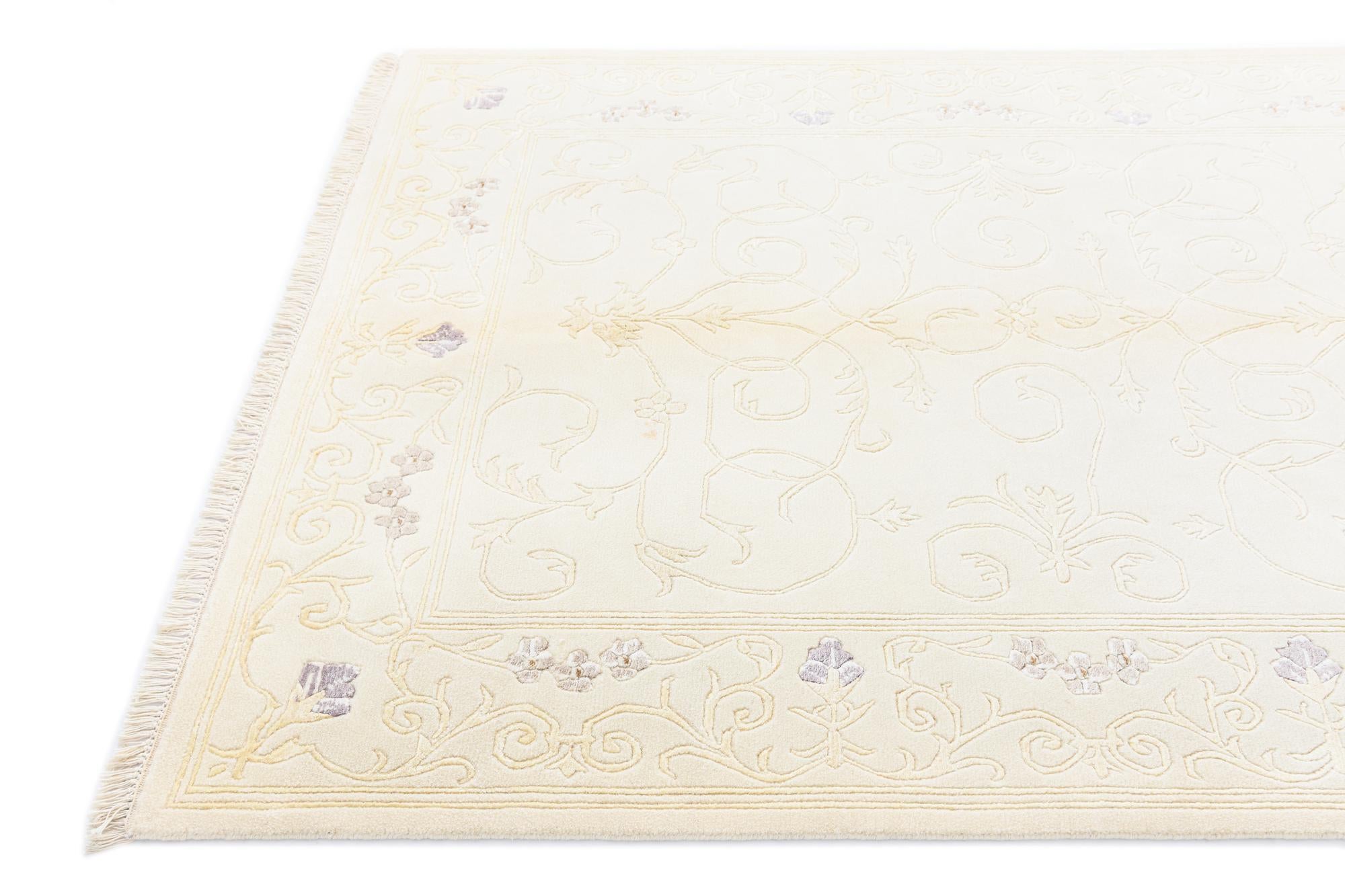 4' 11 x 6' 7 Hand Knotted Darya Rug