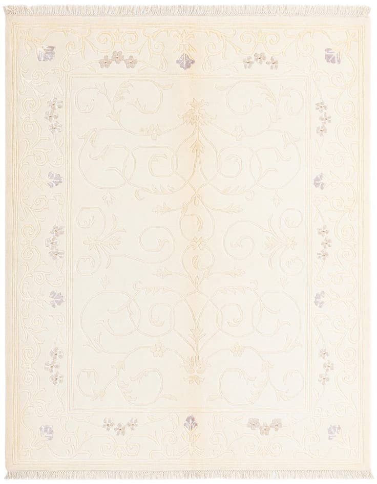 Detail image of 4' 11 x 6' 7 Hand Knotted Darya Rug