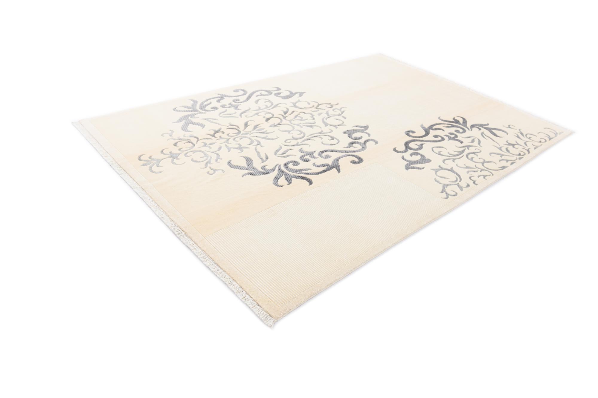 6' 4 x 9' 8 Hand Knotted Darya Wool Rug