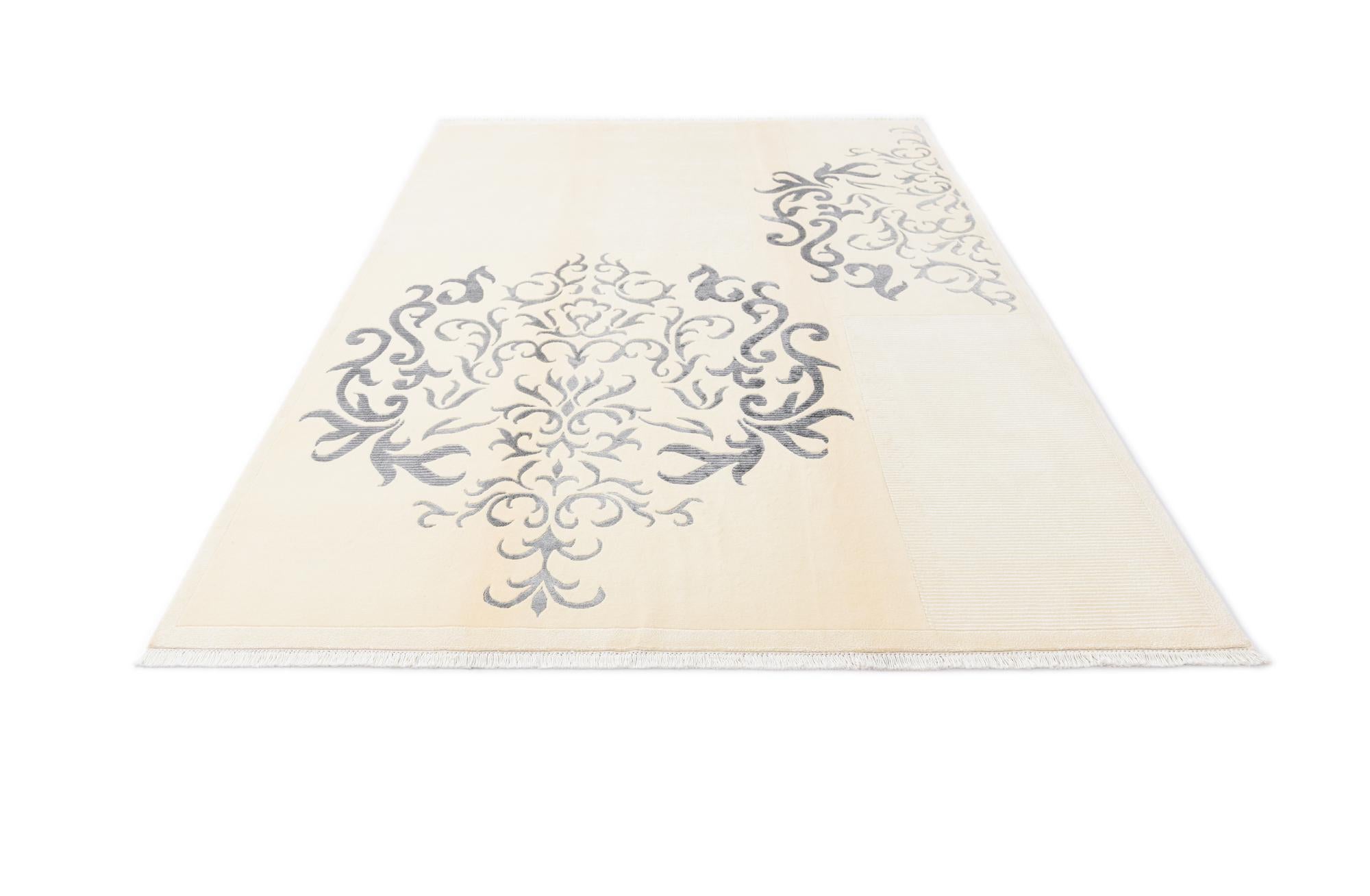 6' 4 x 9' 8 Hand Knotted Darya Wool Rug