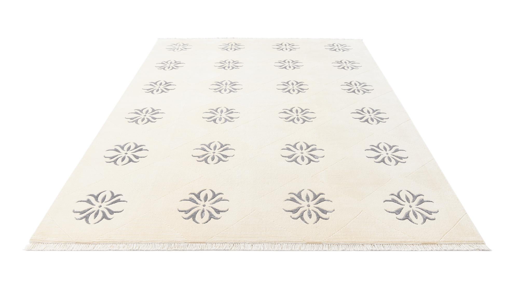 6' 7 x 9' 10 Hand Knotted Darya Wool Rug