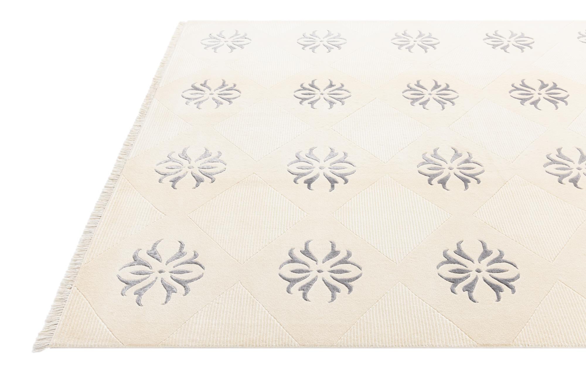 6' 7 x 9' 10 Hand Knotted Darya Wool Rug