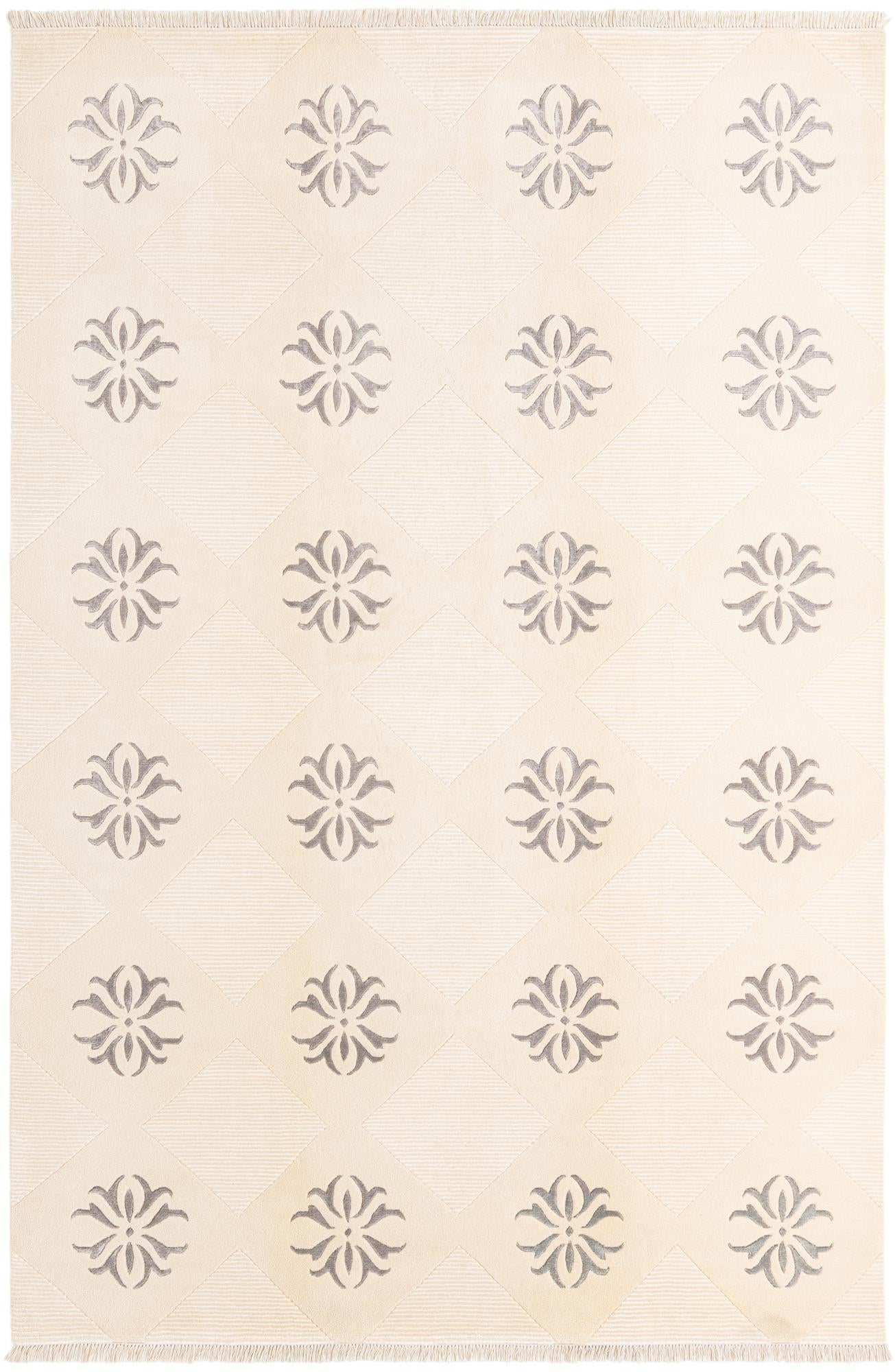 6' 7 x 9' 10 Hand Knotted Darya Wool Rug