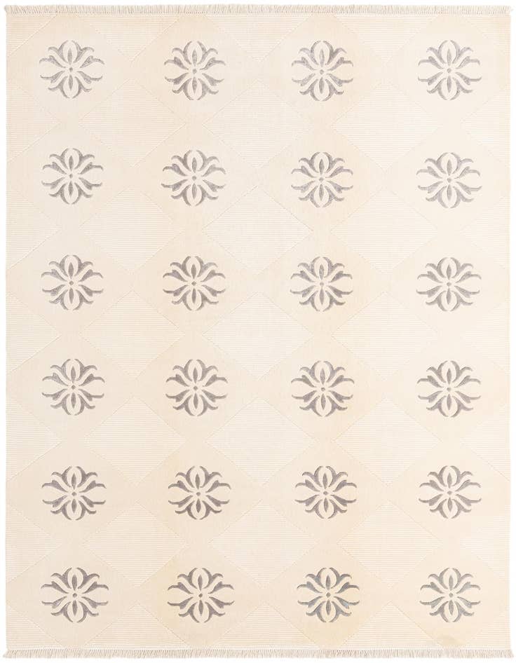 Detail image of 6' 7 x 9' 10 Hand Knotted Darya Wool Rug