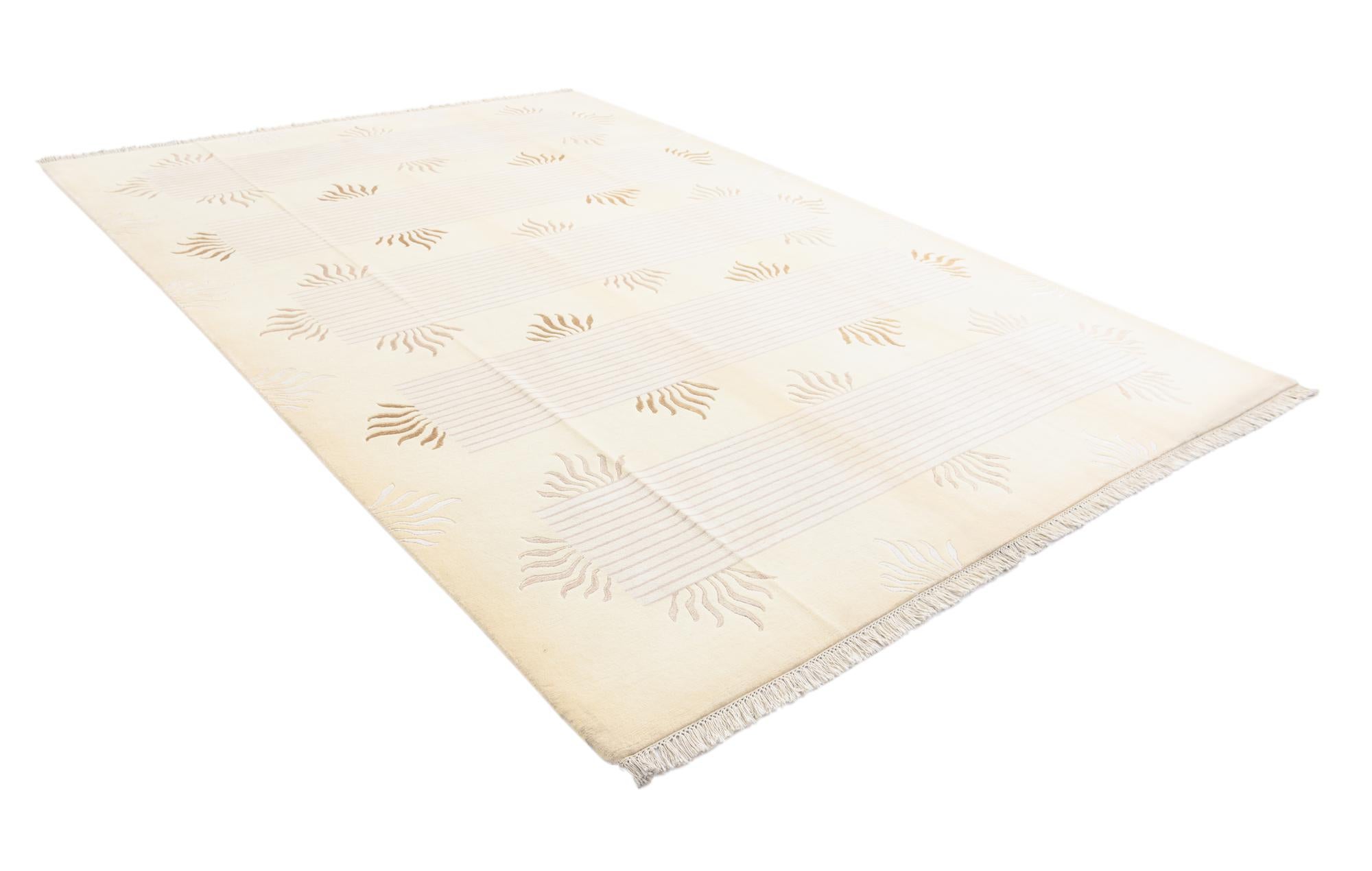 8' 4 x 11' 7 Hand Knotted Darya Wool Rug